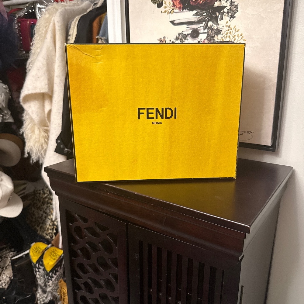 Yellow fendi box